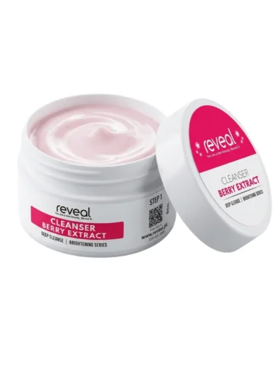 Reveal SalonGlow Step 1 Berry Extract Cleanser 120g, deep cleansing first step of the 6 step facial kit pakistan