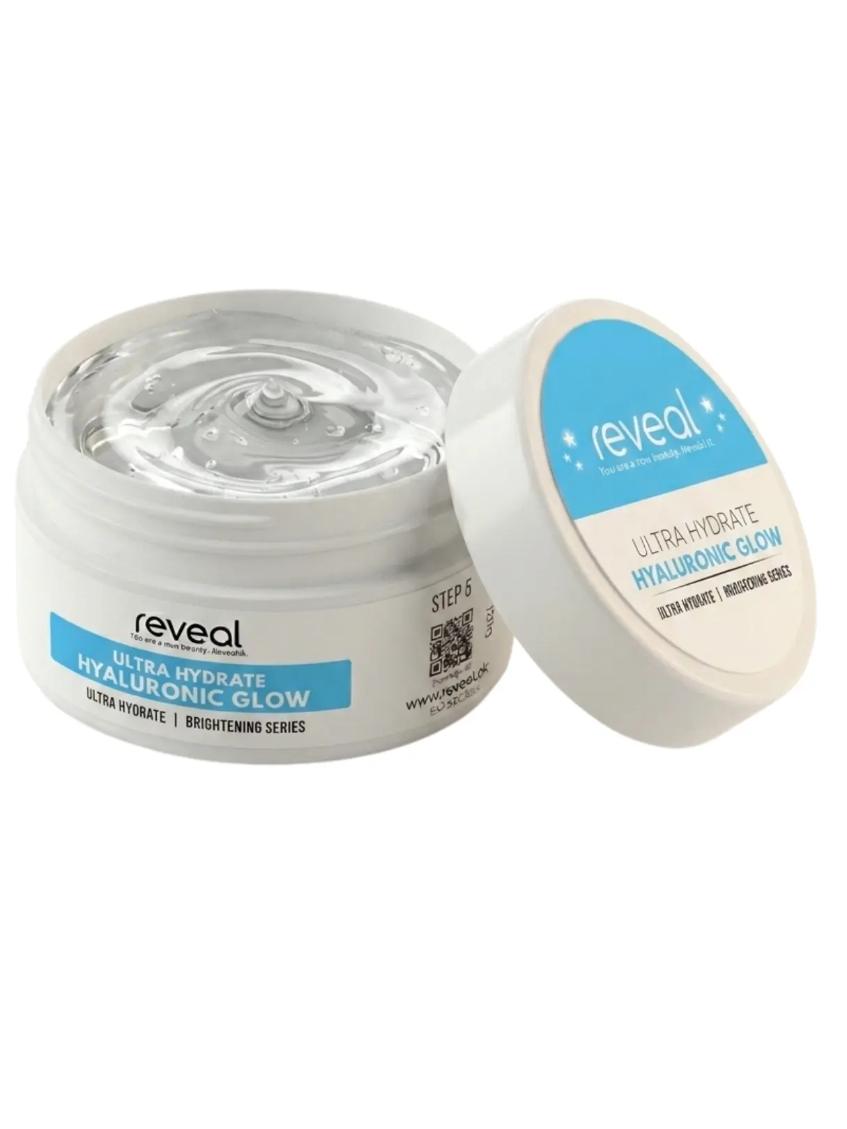 Reveal SalonGlow Step 6 Hyaluronic Glow Gel 120g, hydrating finishing gel from the 6 step facial kit Pakistan