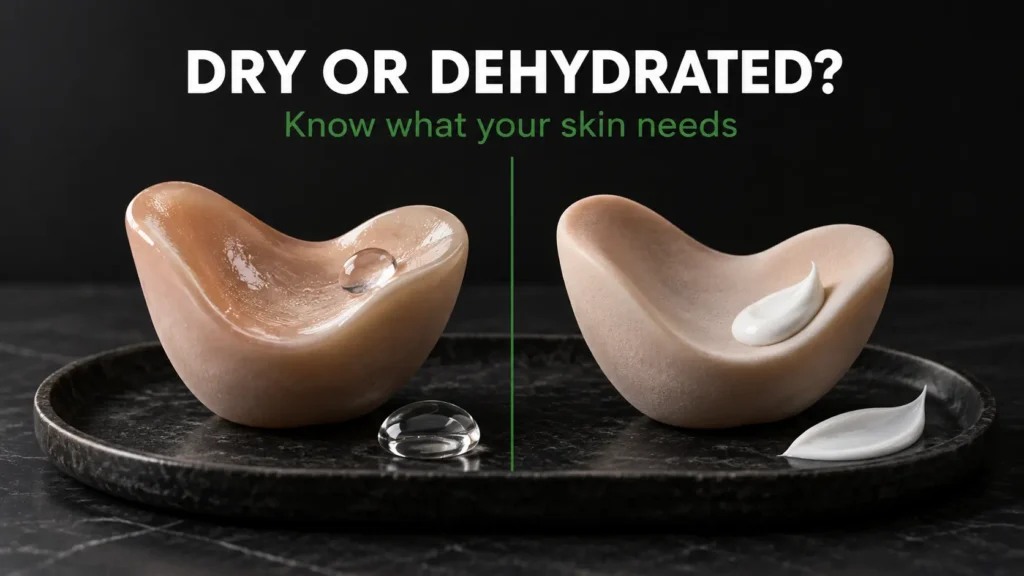Dehydrated skin vs dry skin difference explained for Pakistani skin