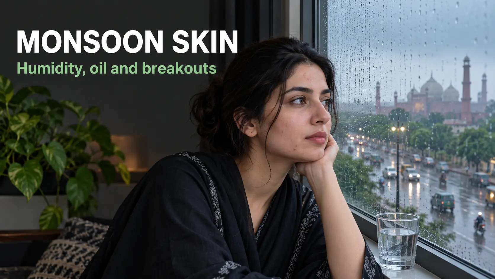 Monsoon acne Pakistan, why humidity triggers breakouts on oily skin
